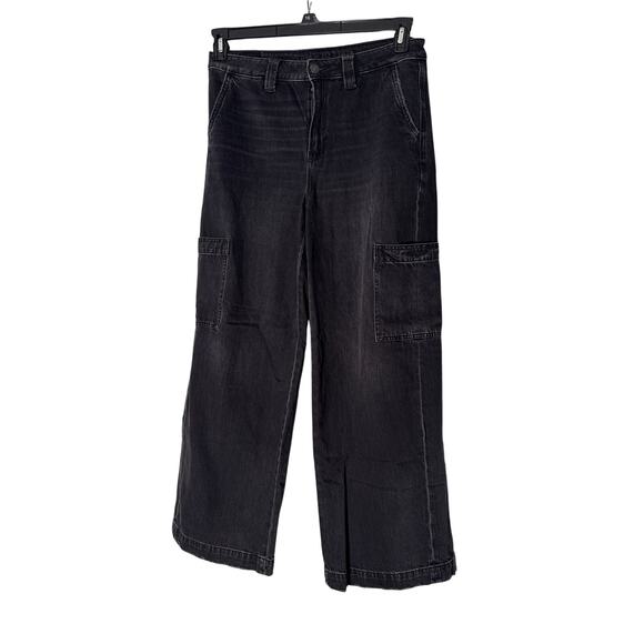 American Eagle Denim - American Eagle Comfort Stretch Waistband Sz 10 Black Wash Jeans